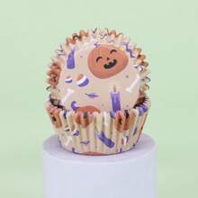 150 Halloween Cupcake Liners, 6 Patterns, Standard Cupcake Paper, Suitable For Halloween Party, Used For Making Cakes And Dessert Decoration - Multicolor - View 7