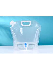 5L/10L Outdoor Camping Water Bag/Foldable Water Bucket - Large Capacity, Portable And Foldable Water Storage Container With Valve And Transparent Design; Perfect For Outdoor Camping, Picnic And BBQ Activities - Multicolor - View 15