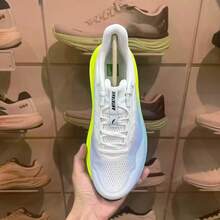 Anta New Men's Breathable Shock-Absorbing Lightweight Racing Sports Shoes Professional Running Shoes - White/Blue-purple-green - View 4