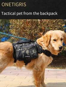 Ransel Anjing Besar Golden Retriever: Termasuk Tali Penuntun Portabel dan Ransel Hewan Peliharaan Khusus. Saat Bepergian, Bawa Tali Penuntun Anjing Portabel dan Tas Camilan Anjing. Labrador/Doroway/Anjing Gembala Besar Dapat Menggunakan Tas Ransel Khusus yang Dapat Dilepas. - MultiWarna - View 4