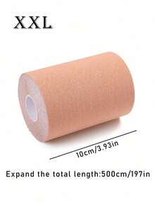 1 Roll Invisible Elastic Chest Tape, Bust Enhancer And Chest Binder, Seamless And Adhesive Sports Wrap Style - Nude - View 8