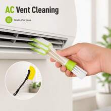 2pcs Household Fan Dusting Brush, Suitable For Cleaning Fans, Air Conditioners, Blinds And Window Tracks, Also Perfect For Living Room, Bedroom, Bathroom And Car - General - View 3
