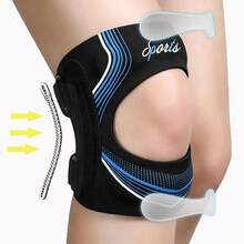 Patellar Tendon Support Strap, Unisex Knee Brace, Black | Open Patella | Gel Pad With Lateral Support | Suitable For Running, Hiking And Fitness Workouts - Multicolor - View 4