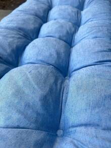 3-Piece Decorative Cushion Set For Living Room & Balcony | 1pc 50x100cm + 2pcs 50x50cm | Premium Fabric | Made In Turkey - Dusty Blue - View 8