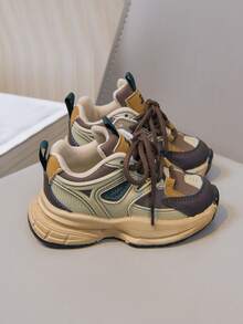Casual Fashion Baby Sports Shoes Suitable For Daily Wear - Khaki - View 7