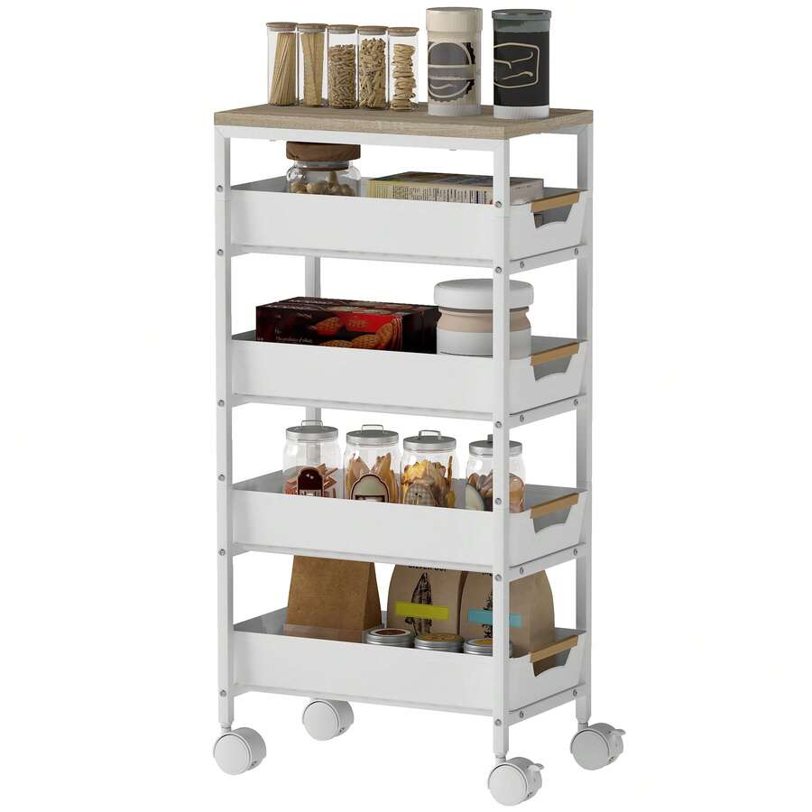 Storage Island & Carts - Multicolor - View 1