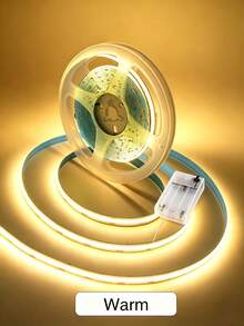 3AA Battery Box COB LED Light Strip, 5V 8mm, 320LEDs/M Warm White Natural White Flexible Battery Powered Light Strip, Bedroom TV Backlight COB Light Strip - Battery Box - View 4