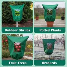 Plant Frost Protection Covers With Viewing Window Reusable Drawstring Tree Cover Winter Tree Blanket With Zipper For Plants Frost Protection Cloths Garden Outdoor Yard - Protective Cover - View 4