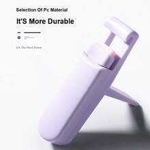 2pcs/Set Eyelash Curler, Wide Angle + Local Combination Portable Eyelash Curler, 2-In-1 Eyelash Grooming Tool, Soft Silicone Pad Doesn't Hurt Eyelids, Easily Curl Corner Eyelashes, Create Overall + Corner Complete Sunflower Curled Eyelash Effect, Daily Makeup, Quick Touch-Up For Going Out - Mauve Purple - View 3