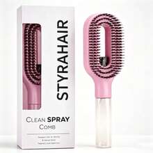 2-In-1 Spray Hair Comb, Built-In Water Spray Function, Suitable For Wet And Dry Hair, Suitable For Women With Curly/Thick Hair, Suitable For Curly, Straight, Wavy Hair, Moisturizing Hair Comb, Curly Hair Comb, Hair Accessory Travel Essential - Multicolor - View 11