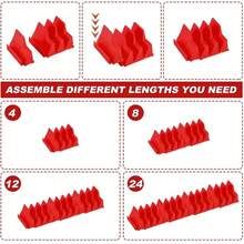80-Piece Magnetic Modular Wrench Storage Box Compact Tool Storage Slot Fixed Tools - 80 Pieces - View 2