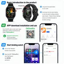 KENPANG Smartwatch Olahraga Luar Ruangan Unisex Terbaru 2026, Baterai 1400mAh, Lampu LED Terintegrasi, 100+ Mode Olahraga, Panggilan HD Real-Time, Pelacakan Data Aktivitas & Kebugaran, Pemantauan Tidur, Tahan Air, Layar Sentuh Penuh 2,01 Inci, Pelacak Kebugaran untuk Pria dan Wanita - View 12