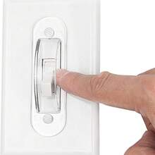 2pcs American Style Switch Panel Cover, Child Safety Wall Outlet Protector, No-Drill Installation Transparent Socket Guard, Protective Cover - Multicolor - View 5