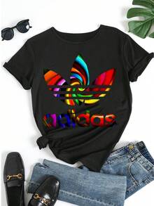 Women T-Shirts - 黑色 - 查看 5