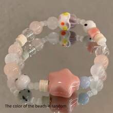 Macaron Color Series New Bead Bracelet For Women, Niche Design, Best Friend Bracelet, Dopamine Bracelet Accessory - Multicolor - View 5
