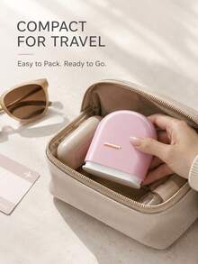 1pc Portable Multifunctional Dental Appliance Storage Box, Dual Compartment Invisible Retainer Case With Cleaning Tool Storage Slot, Suitable For Orthodontic Retainers, Clear Aligners, Mouthguards, Dentures And Dental Care Products, Lightweight Sliding Lid Design, Unisex, Suitable For Home, School, Office, Travel, Dormitory And Carrying Around Oral Care Storage Box, Multiple Colors Available - Storage Box Only - View 5