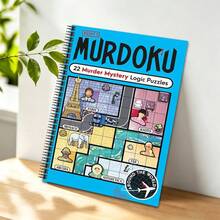 Ny Sudoku Detective pusselbok, detektivmysterier med logikpussel, kombinerar sudoku och detektivresonemang, inkluderar rumsliga ledtrådar och dolda målkaraktärer, utmärkt träning för logiskt tänkande, flera stilar tillgängliga (penna ingår ej) - Ett stycke - Visa 9