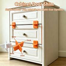 2pcs/4pcs 4-In-1 Drawer Spacers (One Spacer Set Includes 2/3/4/5mm Spacers); Cabinet Door Spacers Drawer Sealing Strips; Cabinet Door Sealing Strips; Wood Board Connection Angle Sealing Strips, Suitable For Various Commonly Used Boards. - A - View 2