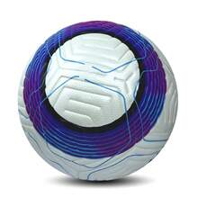 1pc High-Quality Seamless Hot-Attached No.5 Football, High-Quality Reinforced PU For Durability And Wear Resistance. Stable And Precise Flight Trajectory. A Two-In-One Product For Adult Competitions And Training, Meeting Various Field Usage Needs. - Blue - View 11