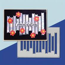 1pc Piano Metal Cutting Die, DIY Scrapbook Decoration Embossing Cutting Template, Greeting Card Making Template, Suitable For Photo Album Card Making, Handmade Card Tool - A - View 9