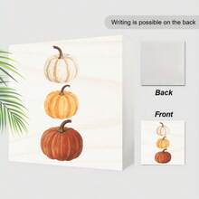 3pcs/1pc Dekorasi Rumah Musim Gugur - Orang-orangan Sawah Persegi PVC Rustic Dekorasi Meja Musim Gugur, Dekorasi Musim Gugur untuk Dekorasi Ruangan, Dekorasi Halloween, Dekorasi Kantor, Dekorasi Thanksgiving, Dekorasi Festival Panen, Hadiah untuk Wanita - Square - View 9