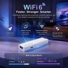 New H96MAX 3518D Android TV Box RK3528 Chip Android 14.0 4K HD Smart Player 2.4G&5G Dual Band WIFI Bluetooth Voice Remote Control Media Player - White - View 5