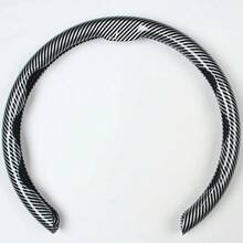 1 bọc vô lăng chống trượt vân sợi carbon giả, phong cách tối giản, bóng cao, phản quang cao, có vạch căn giữa, lắp dễ dàng, không vòng trong, cho ô tô/xe bán tải/SUV/MPV/xe van, vô lăng chữ D/hình O/tròn - Họa tiết giả sợi carbon - Xem 17