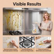 jakehoe Oil Stain Cleaner, Fast Stain Removal, Gentle Multi-Material Penetrating Cleaning, Easy To Rinse, Universal For Kitchen, Clothing, Tile Surfaces, Range Hood, Stove, Household Essential, Holiday Must-Have, Perfect Gift Choice - Liquid - View 5