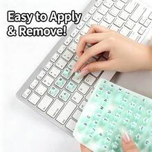 1 buah Stiker Keyboard/Tombol Khusus Kuku Panjang/Hadiah Praktis dengan Motif Langit Berbintang dari Silikon Universal untuk Seni Kuku - View 2