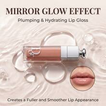 [Travel Size - 2ml] Dior Addict Lip Glow#038 - Instantly Plumping, Long-Lasting Hydration - 24-Hour Moisture - #038 Soft Nude - View 3