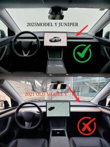 LCARS New Energy Vehicle Magnetic Phone Mount - Compatible With 2024-2025 Model 3 Highland And Model Y Launch Air Vent Installation, Space-Saving Design With Unobstructed View (Not Compatible With Older Models) - D18+C02 - View 8