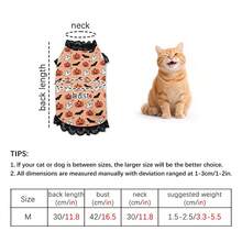 Halloween Pet Costume, Funny Pumpkin Bat Ghost Print Lace Trim Pet Vest, Holiday Party Outfit, Suitable For Small Dogs, Cats, Teddy, Bichon - Multicolor - View 16