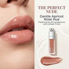 [Travel Size - 2ml] Dior Addict Lip Glow#038 - Instantly Plumping, Long-Lasting Hydration - 24-Hour Moisture - #038 Soft Nude - View 2