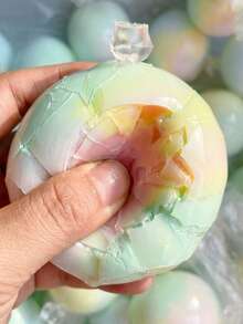 Bola Remas Renyah Baru, Mainan Bola DIY Penghilang Stres Super, Desain Gradien Warna-warni, Lentur dan Mudah Diremas, Cocok untuk Anak-anak, Bola DIY Penghilang Stres yang Hebat untuk Anak-anak, Hadiah untuk Teman - MultiWarna - View 5