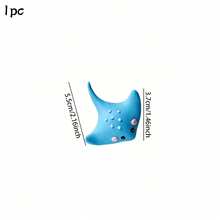 15Pcs/1pc Undersea Ocean Birthday Cake Decorations Ocean Party Gifts Ocean Theme Gift Giving Birthday Party Supplies, Not Only Beautiful Decorations, But Also Make Your Cake More Eye-Catching, Perfect For Stunning Photos. They Are The Perfect Choice - Multicolor - View 8