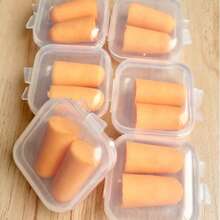 1 Pair Reusable Silicone Noise Cancelling Earplugs, Soft Sleep Earplugs, Suitable For Sleeping, Studying, Working, Traveling, Gym, Office And Noise Reduction Accessories - Multicolor - View 11