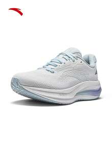 Anta Champion 5 Women's Shock-Absorbing Rebound Running Shoes, Breathable Supportive Non-Slip Athletic Sneakers - Gray Blue - View 7