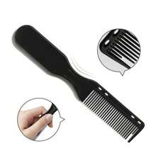 1pc/2pcs/3pcs Men's Dual-Use Double-Sided Brush Comb, Comb+Brush 2-In-1 Styling Tool, Men's Oil Hair Texture Comb, Beard Styling Brush, Hair Styling, Beard Styling Tool, Ideal Accessory For Professional Hairdressing - Multicolor - View 6