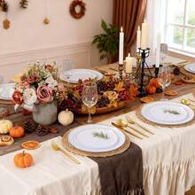 50/25/10/1pc Premium Gold Rim Plates, 7.5 Inch And 10.25 Inch, Modern Minimalist Style Gold Rim Round Plates, Suitable For Wedding Desserts, Appetizers, Parties, Halloween, Christmas, Banquets And Restaurant Use, High-End Tableware And Plates - C - View 2
