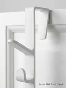 1/2 Pc Door Hanger With Five Hooks, Tool-Free Assembly, Space-Saving, Suitable For Use As A Storage Rack In Bedroom Wardrobes, For Storing Bags, Hats, Clothes And Accessories,Bathroom Door Towel Rack, No Drilling Required, Also Suitable For Bedrooms. - Multicolor - View 7
