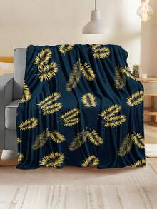 1pc Modern Style Soft & Comfortable Blanket, Minimalist Cool Design, Multi-Purpose Throw For Sofa, Bed, Outdoor Camping, Leisure, Home, Picnic, Travel, All-Season Comfort, 280gsm Polyester, Machine Washable - Multicolor - View 3