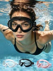 Adult Swimming Goggles, Ultra Clear Anti-Fog Anti-UV, Suitable For Various Swimming Activities - A - View 1
