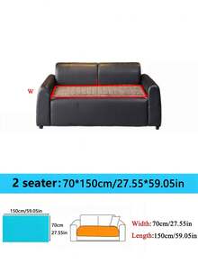 1pc Thickened Plush Striped Sofa Cushion, Machine Washable & Hand Washable, Scratch-Resistant, Pet-Friendly, Soft & Delicate Texture, Furniture Protector Cover For Living Room & Bedroom, Suitable For 1-Seater, 2-Seater, 3-Seater, 4-Seater Sofas - Brown - View 11