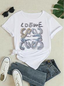 Women T-Shirts - 白色 - 查看 5