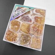 9pcs Natural Crystal Stone Healing Energy Quartz Geode Agate Cluster Raw Stone Set, Electroplated Agate Geode Colorful Asymmetric Cavity Rock Loose Specimen Mineral Education Display Gift For Friends - Multicolor - View 18