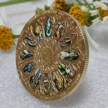 12pcs Zodiac Coin Collection - Goddess Of Fortune Protector Coins - Iron Material - Coins - 4cm/1.57 Inch Birthday Gift Medals Collectibles, Top Choice For Collectors - Multicolor - View 13