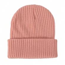 1pc Women's Ribbed Knit Beanie, Solid Color Casual Warm Brimless Hat, Suitable For Daily Streetwear And Outdoor Warmth - Ribbed Solid Color - View 10