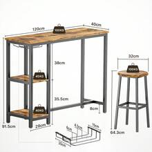 Set di tavoli da conversazione - stile retrò - Visualizzare 4