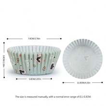 100pcs Halloween Cupcake Liners, Skull Pattern, Standard Cupcake Paper, Suitable For Halloween Party, Used For Making Cakes And Dessert Decoration - Multicolor - View 7