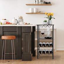Freestanding Wine Racks & Cabinets - Brown - View 2